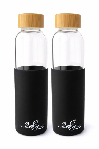 Glass water bottle - glass,