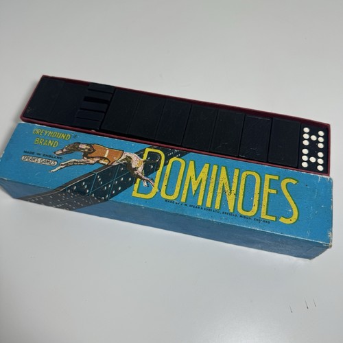 Vintage greyhound dominos - greyhound, |