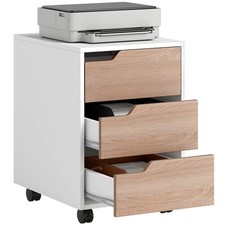 MDF Mobile File Cabinet w/ 3