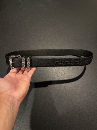 Chrome hearts belt black - chrome,