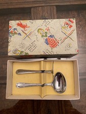 antique spoon and pusher boxed