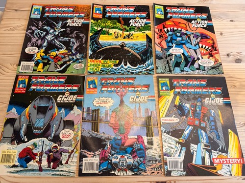 Marvel transformer comics - uk,