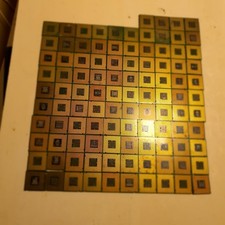 2.3KG's Scrap Computer pinless Intel CPUs For Gold Recovery.