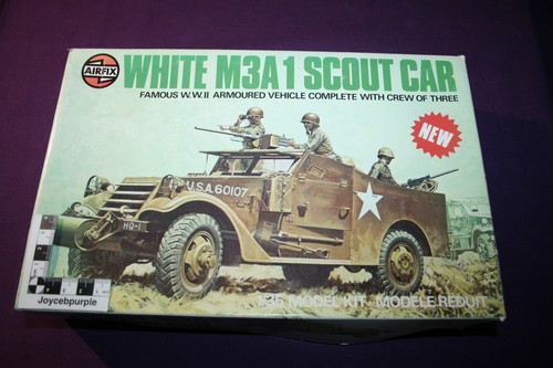Airfix white m3a1 - white,