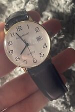 Vintage Ladies Philip Mercier Watch With Original Anti Allergic Leather Strap
