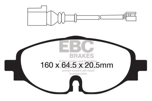 Ebc ultimax front brake pads - ebc,