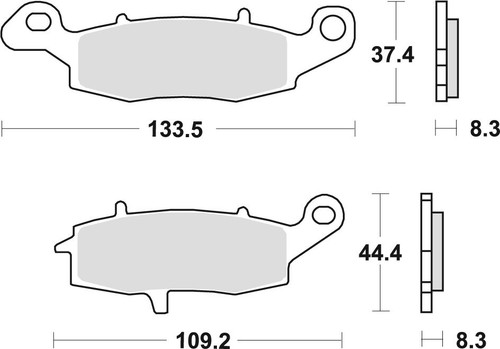 Brake pads kh231 sinter - brake,