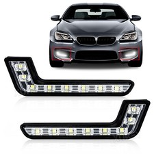 Pair Bright White 12V 8 LED