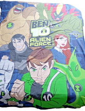 Ben 10 Alien Force Blue Reversible Duvet Cover & 1 Pillow Case 