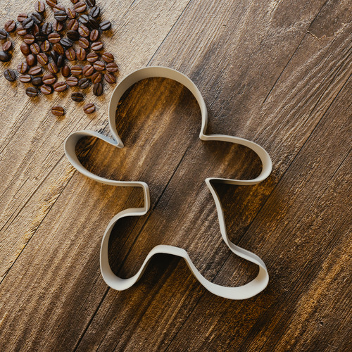 Running gingerbread man cookie - running,