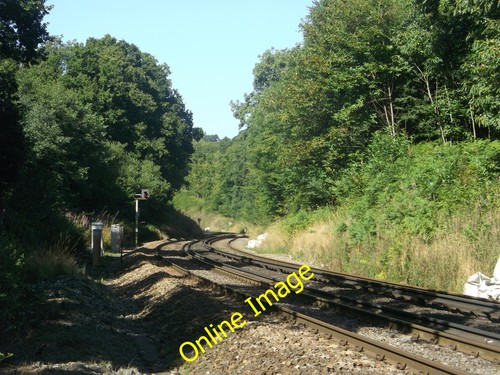 Photo 6x4 railway wadhurst - railway, to