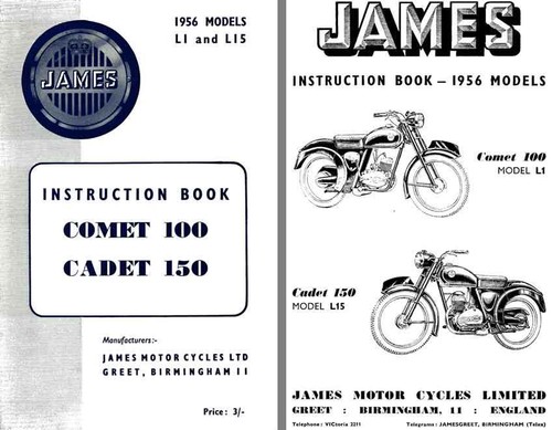 James comet and cadet 1956 - and,