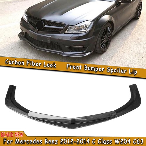 Black front bumper splitter - black,