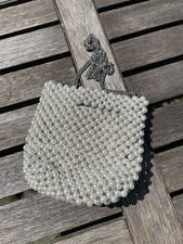 Zara Pearl Bead Crossbody Bucket Bag - As Seen On Michelle Keegan