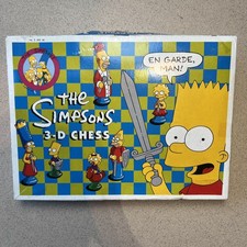 Vintage The Simpsons 3D Chess