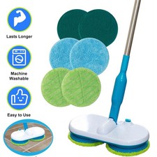 Electric Mop Cordless Floor Cleaner Scrubber Sweeper Polisher Mop Rechargeable