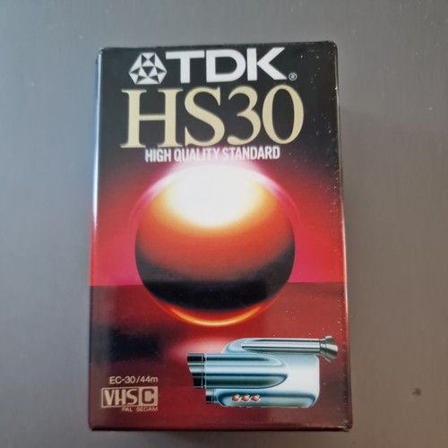 Tdk hs30 vhs video - tdk, vhs-c