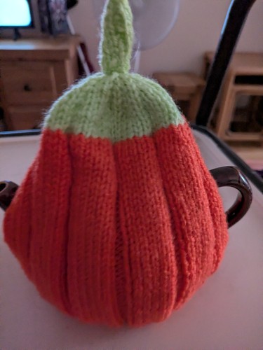 Hand knitted tea cosy for - tea,