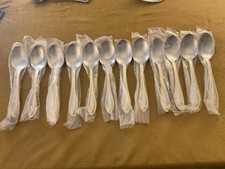 (12) Oneida USA Stainless Gold