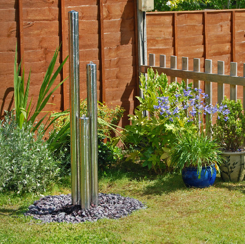 Tube column water feature - tube,