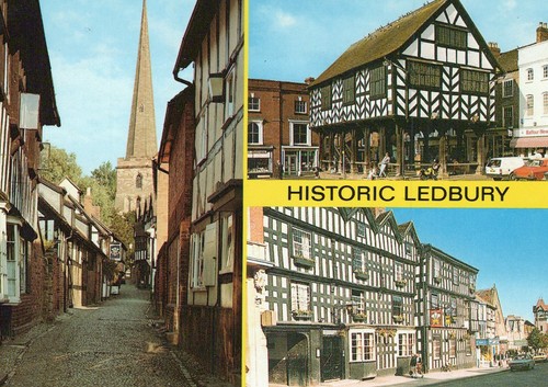 England postcard ledbury - england,
