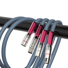 Pair Silver-Plated OFC Wire