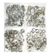 15MM PRESS STUDS HEAVY DUTY STEEL snap fasteners button poppers