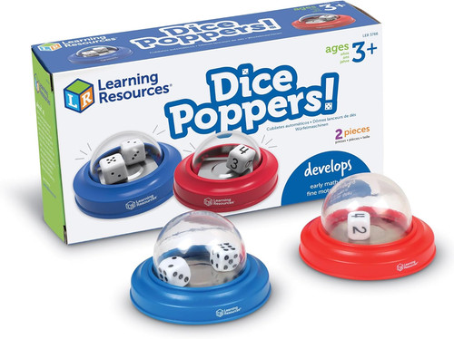 Dice poppers ages - dice, 3+,