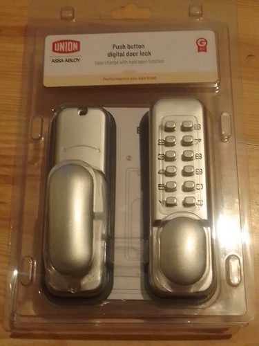Push button digital door lock - button,