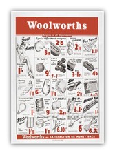 VINTAGE WOOLWORTHS ADVERTISING