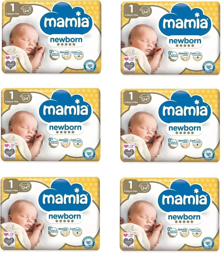 Mamia newborn pack 6 - mamia,