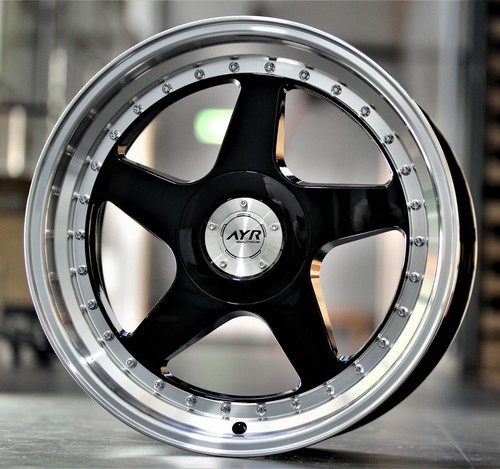Black alloy wheels fits - 04,