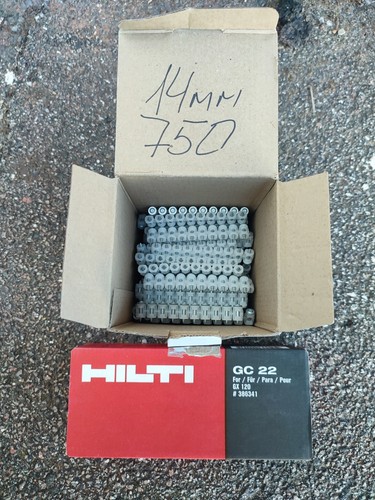 Hilti gx120 nails 14mm - box, of