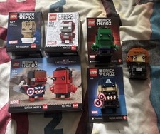 Lego Marvel Brickheadz Bundle 7 Figures Inc Black Widow, Hulk - see description
