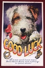 D Tempest - Happy Little Dog wishes you Good Luck! - 1946