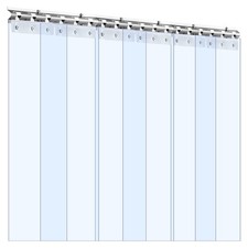 Clear PVC Strip Curtain 84x36