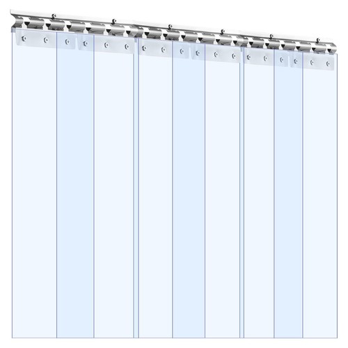 Clear pvc strip curtain 84x36 - strip,
