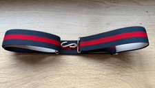 Elasticated Snake Belt Navy Red 35mm Adult Boys Mens Girls xl xxl xxxl V16