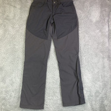Sherpa Adventure Gear Pants Women’s Hybrid Nylon Blend Gray Size 4 Stretchy EUC