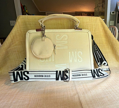 Steve madden white logo - madden,