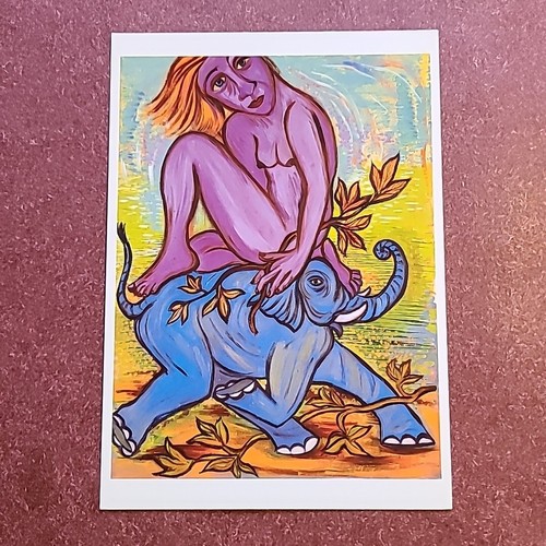 Art postcard making an - ra, postcard: