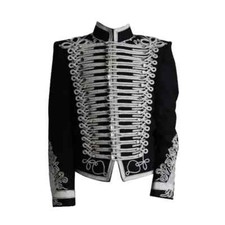 Napoleonic black hussar jacket - hussar,
