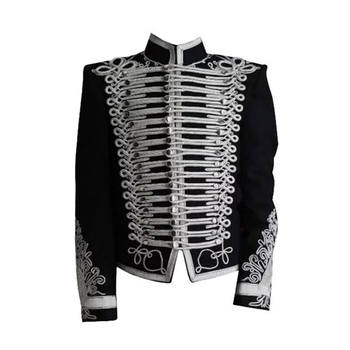 Napoleonic black hussar jacket - hussar,