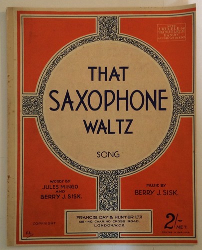 That saxophone waltz - that,