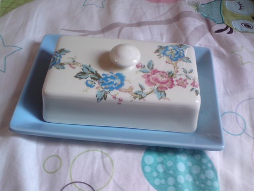 English butter cheese dish - butter/cheese, by