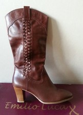 Emilio Luca Brown Calf Length