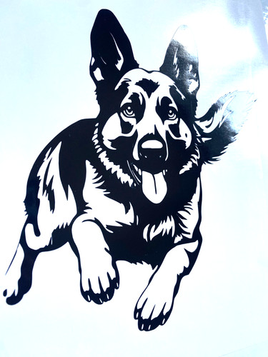 Alsation gsd shepherd vinyl - 1x,