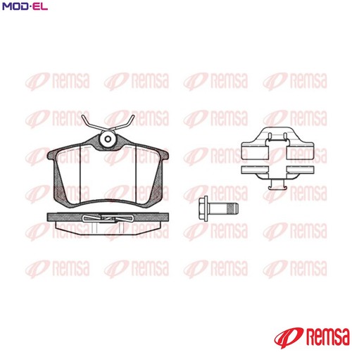Brake pad set disc - brake,