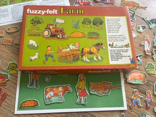 Vintage 1982 fuzzy - fuzzy, felt