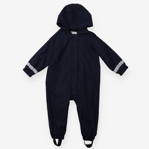 Navy snowsuit fleece - fleece, lined
